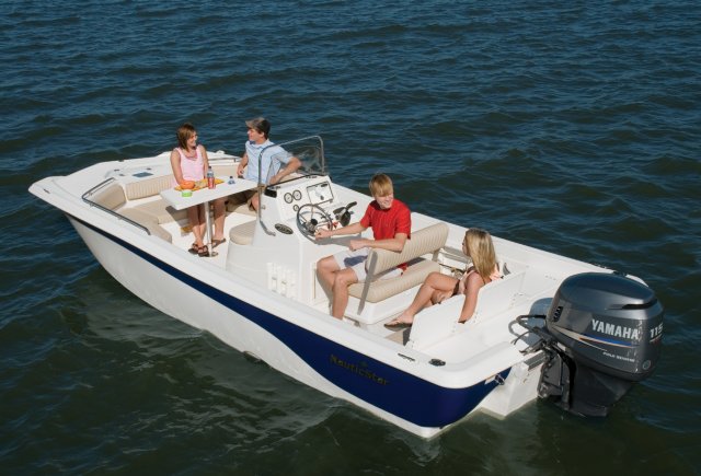 A bay boat is a small open boat usually outboard powered and used to navigate and fish salt water bays.