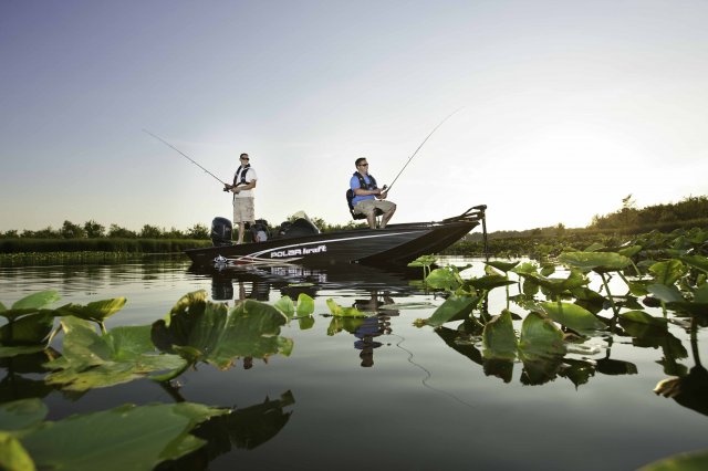 A bass boat is a small boat that is designed for bass fishing (or panfish), usually in freshwater. The modern bass boat features swivel chairs, storage bins for fishing tackle, and a live well with recirculating water where caught fish may be kept alive.