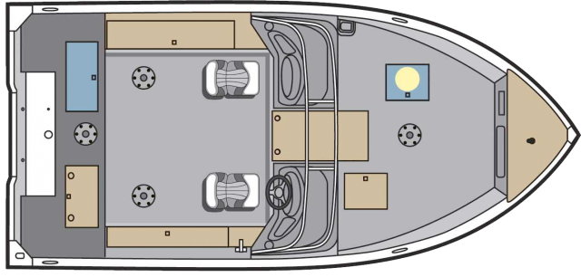 A skiff or bay boat is a small open boat usually outboard powered and used to navigate and fish salt water bays.