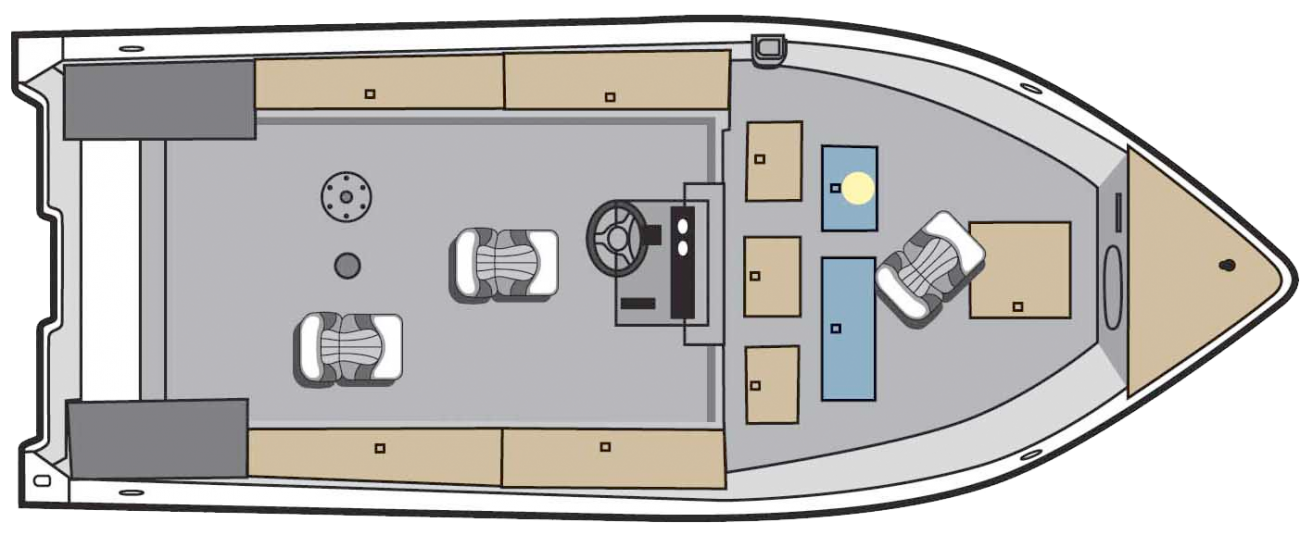 The definition of an outboard motor is a detachable engine mounted on outboard brackets on the stern of your boat.  This configuration will have only one single engine.