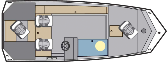 The definition of an outboard motor is a detachable engine mounted on outboard brackets on the stern of your boat.  This configuration will have only one single engine.