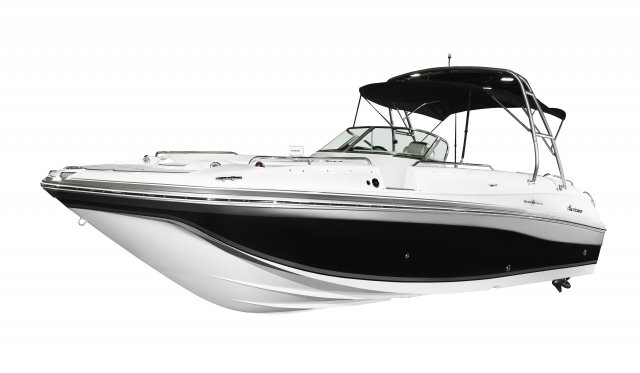 The definition of an outboard motor is a detachable engine mounted on outboard brackets on the stern of your boat.  This configuration will have triple engines.