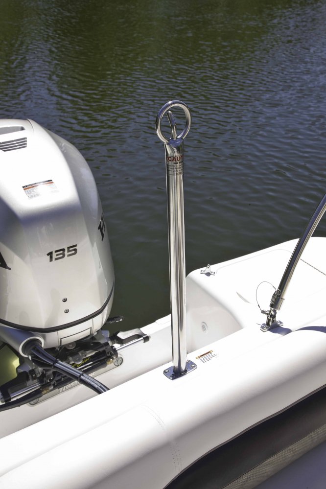 The deckboat is a cross between a bowrider and a pontoon boat.  It features a rather flat deck area with lots of room for people while still offering the speed and agility of a runabout.