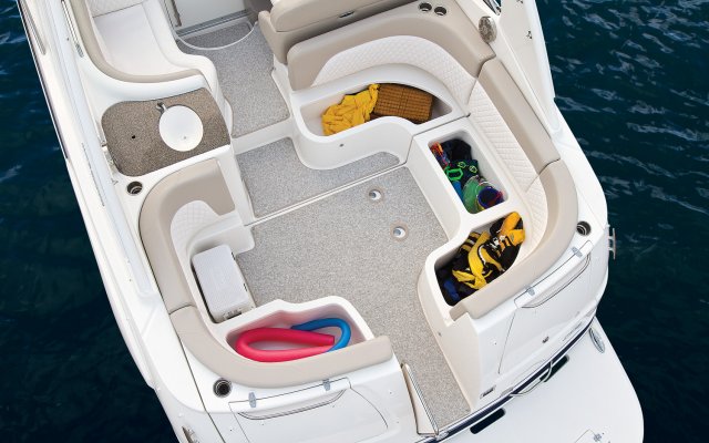 A stern drive is called an Inboard/Outboard, reflecting its design. It is designed so that its engine is inside and enclosed by the boat, while the propulsion system (out drive) is outside of the boat. The twin will  have two engines and drives.