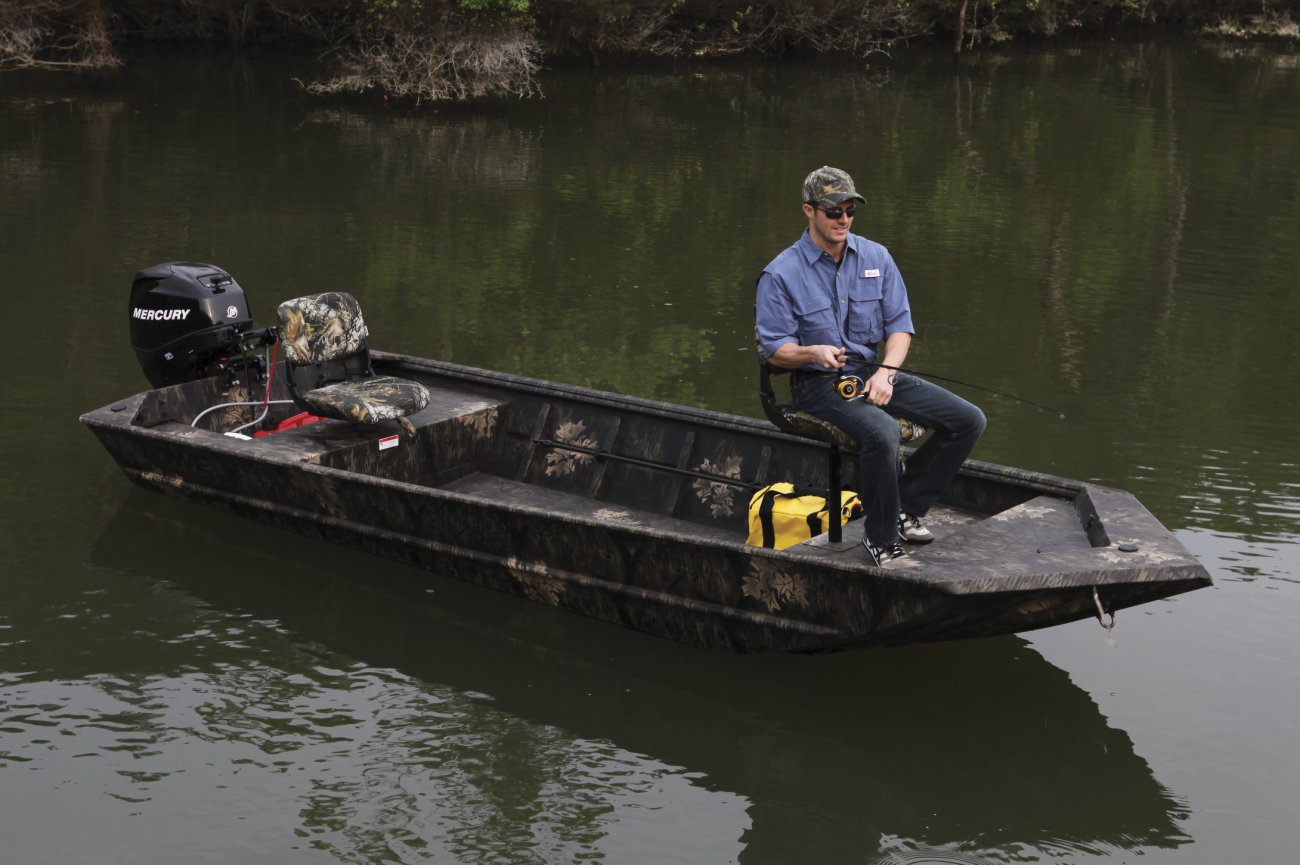 Small lightweight and, durable boats made of aluminum are most often used for freshwater fishing. They are generally very simple craft, featuring riveted or welded aluminum hulls and bench seating.