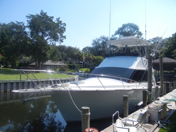 Glass fibers either loose or woven, reinforced with resin and used in the construction of many boats.